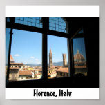 City View of Florence posters