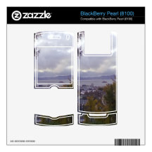 City View of Trondheim BlackBerry Pearl Decals