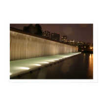 City Waterfall At Dusk posters by ReveresedBias City Waterfall At Dusk posters