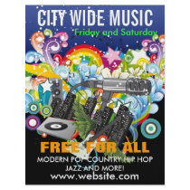 City Wide Music Flyer