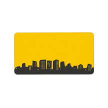 CITYSCAPE Bar Bat Mitzvah Do-it-yourself label