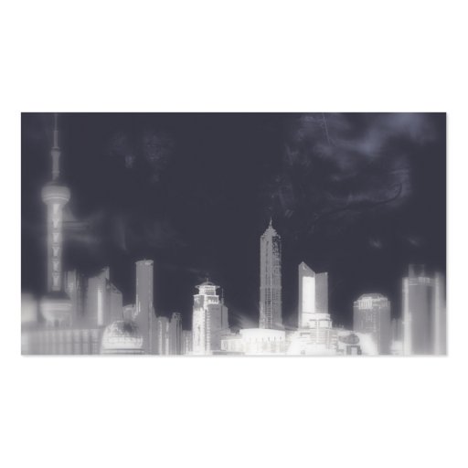 Cityscape - Business Business Card (back side)