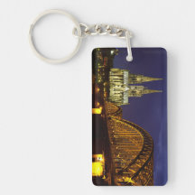 Cityscape of Cologne Keychain