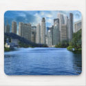 cityscape on a mousepad