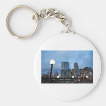 CityscapeEvening041609 Key Chain