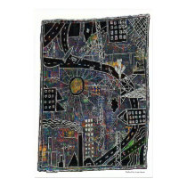 "CitySun 2" Print by apmercer "CitySun 2" Print
