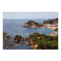 Ciudad de TOSSA DE MRZ. situada en la costa Brava. Fotografía