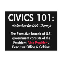 Civics 101 postcards