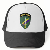 Civil Affairs & Psychological Operations Abn SSI Mesh Hat