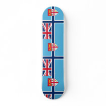 Civil Air Ensign Of Fiji, ethnic flag Skate Deck
