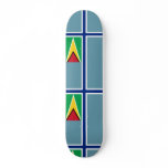 Civil Air Ensign Of Guyana, Guinea-Bissau Skateboard Deck