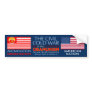 Civil Cold War - Overcome Obamunism Bumper Sticker