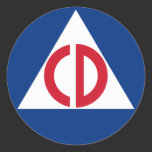 civil defense Sticker stickers