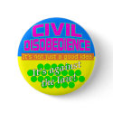 Civil Disobedience buttons by ZenQuagga Civil Disobedience buttons