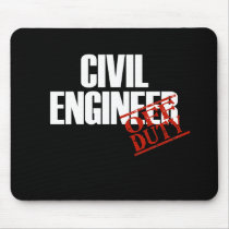 CIVIL ENGINEER DARK mousepads by NotWorking CIVIL ENGINEER DARK mousepads