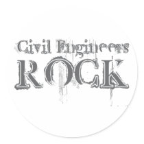 Civil Engineers Rock stickers by busybrain Civil Engineers Rock stickers