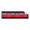 Civil Ensign Gibraltar, United Kingdom bumper stickers by bestflag Civil Ensign Gibraltar, United Kingdom bumper stickers