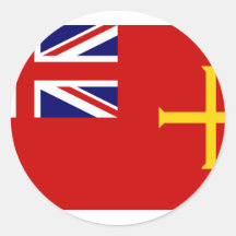 Civil Ensign Guernsey, United Kingdom Stickers