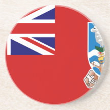 Civil Ensign Of Falkland Islands, United Kingdom Drink Coasters