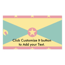 Civil Ensign Of Grenada, Greenland flag Business Card Templates