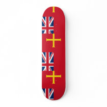 Civil Ensign Of Guernsey, Guatemala Skateboard Deck
