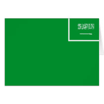Civil Ensign Of Saudi Arabia(Obverse), Sao Tome an Greeting Card