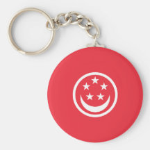 Civil Ensign Of Singapore, Singapore Key Chain