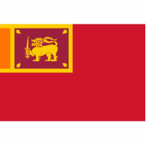 Civil Ensign Of Sri Lanka, Spain Acrylic Cut Out