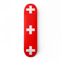 Civil Ensign Of Switzerland, Sweden flag Skateboard