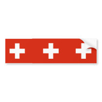 Civil Ensign Switzerland, Switzerland bumper stickers