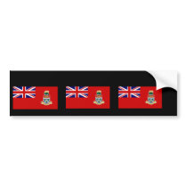 Civil Ensign the Cayman Islands, United Kingdom bumper stickers