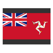 Civil Ensign the Isle Man, United Kingdom Post Card