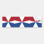 Civil Jack Of The Netherlands, Netherlands Bumper Sticker