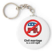 Civil marriage is a civil right keychains