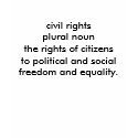 CIVIL RIGHTS Destroyed T t-shirts