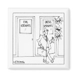 Civil & Uncivil Servants magnets