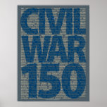 Civil War 150th Anniversary Battle Art Poster posters