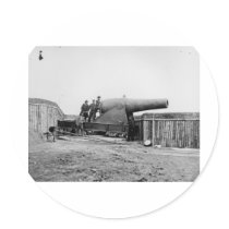 Civil War, Alexandria, Virginia, 1860-1865 Round Stickers