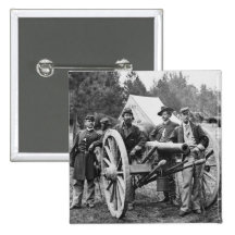 Civil War Artillery, 1860s Pins