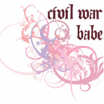 Civil War Babe photo sculptures