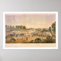 Civil War Baseball 1863 Poster