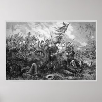 Civil War Battle Charge print