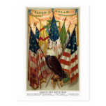 Civil War Battle Flags no.1 Postcard