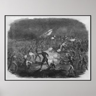 Civil War Battle print