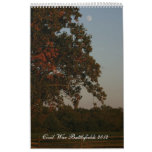 Civil War Battlefields 2012 calendars