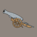 Civil War Cannon embroidered shirts