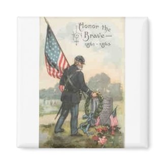 civil war cemetery magnet
