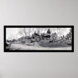 Civil War Devils Den Photo 1909 posters