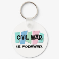 Civil War Is Forever keychains by sciencewillprevail Civil War Is Forever keychains