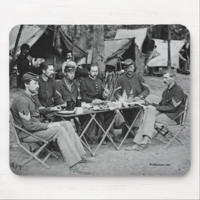 Civil War Life Mousepad by PicklePaper